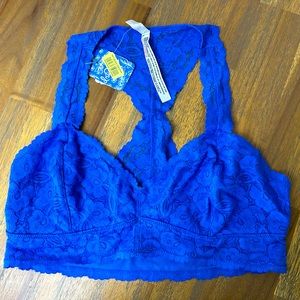 NWT Free People Bralette Blue size L